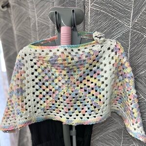 Handmade Colorful Crochet poncho for girls <<<<234>>>>